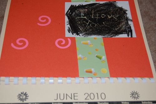 Adam's calendar gift - June