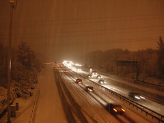 M27 Eastbound in the snow