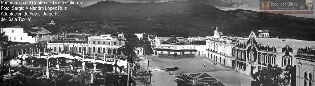 Panoramica del centro de la ciudad de Tuxtla Gutierrez – Foto Antigua