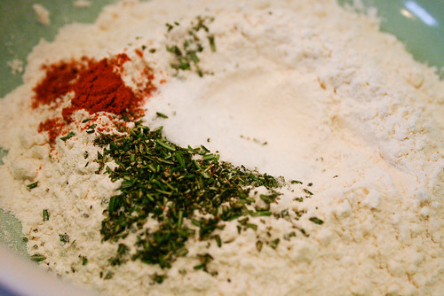 Rosemary Flatbread ingredients