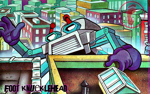 "WAVE TO THE KNUCKLEHEAD"-   { modified 'Foot Clan' Wallpaper } ..art Lavigne & Brown; WP Mod- by tOkKa (( 2010 ))