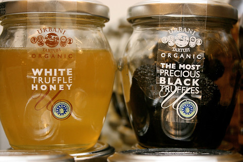 Organic truffle treasures in a jar