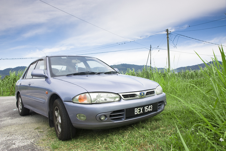 Proton Wira (Malaysia local car)