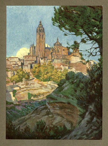 001- Catedral de Segovia-An artista in Spain 1914- Michael Arthur C.