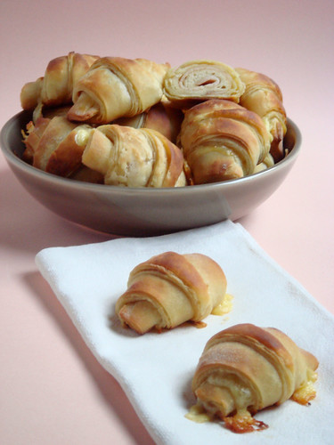 Ham and cheese express croissant