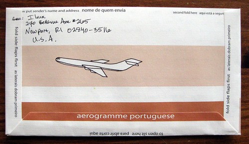 aerogramme portuguese