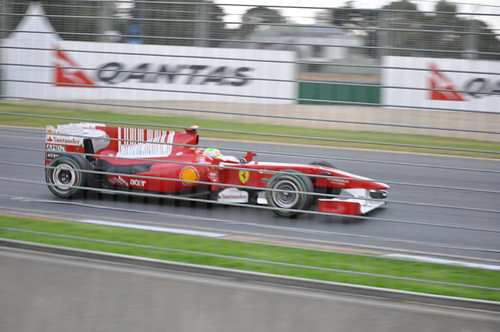 Ferrari Flies By