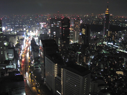 A view of Shinjuku, Tokyo.