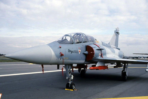 Airplane picture - Mirage 2000.5 BX1 Farnborough Air Show 1990