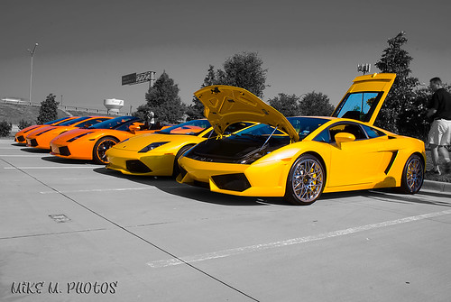 Lambos Selective Color by Mike M Photos