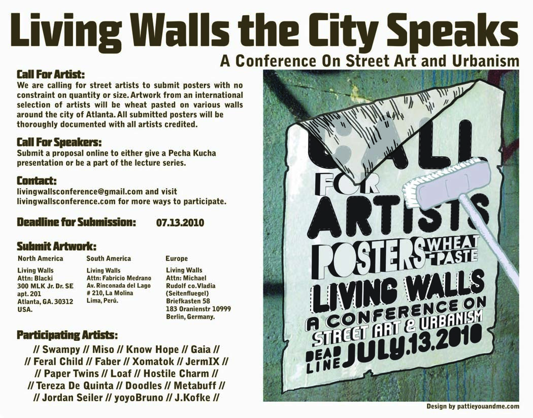 Living Walls the city Speaks. 