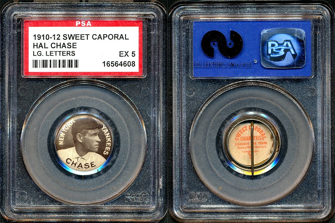 1910 Sweet Caporal Pin P2 (Large Letters)
