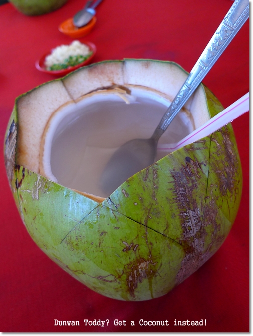Coconut Drink @ Villa Seafood Restaurant