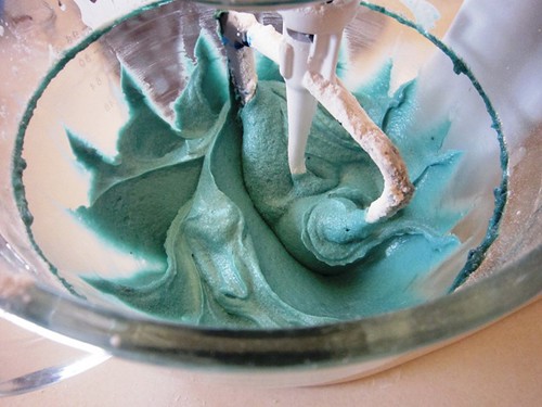 Blueberry cupcake batter