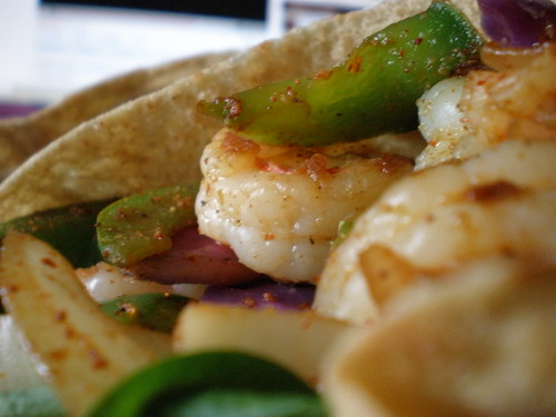 Shrimp Veggies in Pita - We're Not Much More Than Anything..