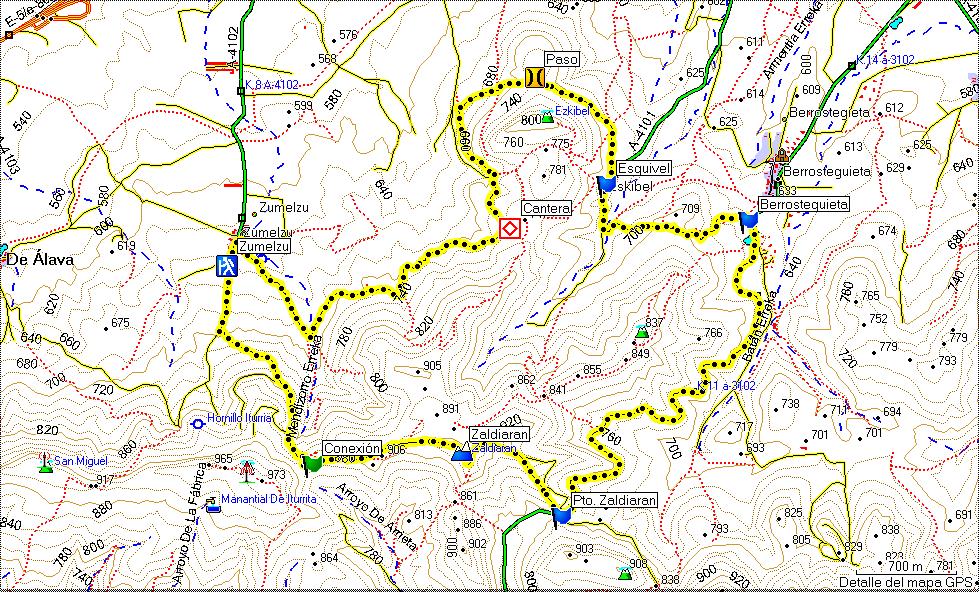 Mapa 2009_12_08 Zumelzu 2º Integral+GR25