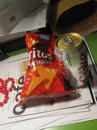 chips and soda - $2.50