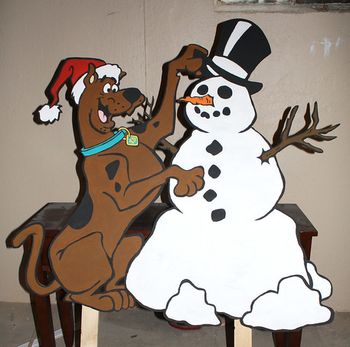 Scooby Doo and Snowman