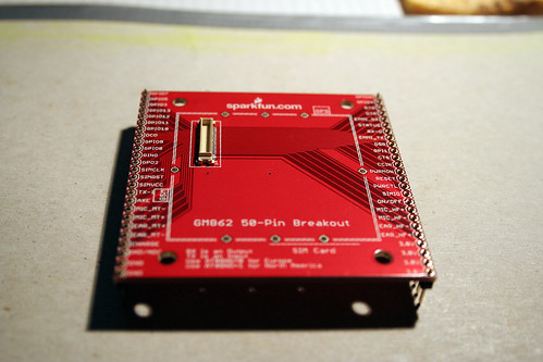 GM862 Evaluation Board with connectors