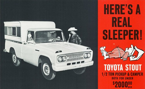 1965 Toyota Stout Pickup Camper