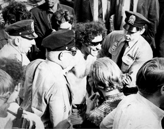 Anti-War Activist Abbie Hoffman Arrested in Chicago ca. 1969