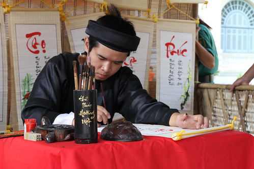 Vietnamese Calligrapher, Tet 2010