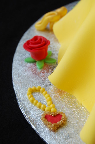 Princess Birthday Cake - necklace