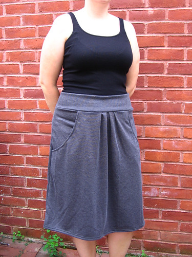 Pleated Pocket Skirt - large view