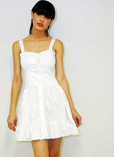 foto de vestido branco