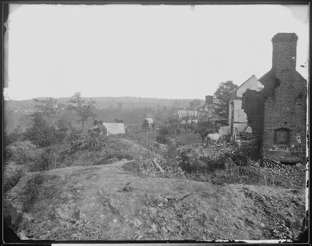 Confederate works at Mayres Heights Fredericksburg Va by The US National Archives