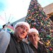 Christmas by the tree in Downtown Las Vegas