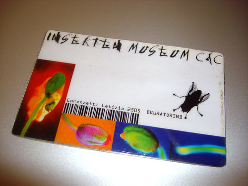 Membercard Insektenmuseum
