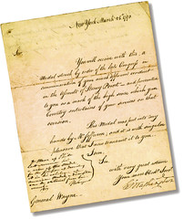 George Washington's Anthony Wayne Letter