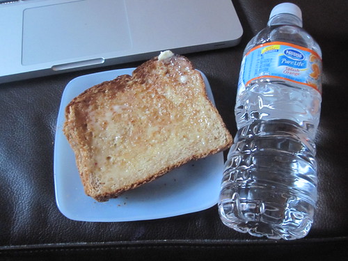 Toast, orange water