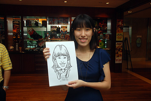 Caricature live sketching for M Hotel - 5