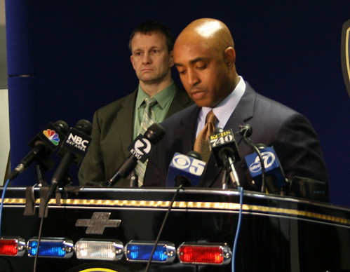 Oakland Police Chief Anthony Batts at press conference releasing findings of report on March 21, 2009 shootout