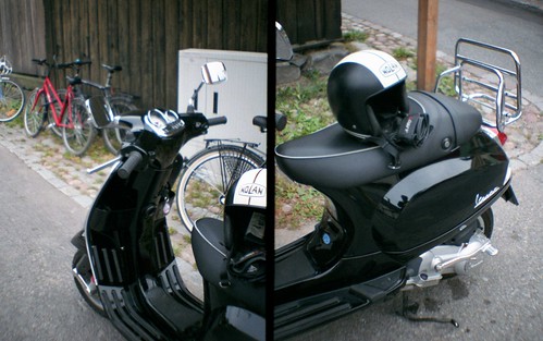 My Vespa S 125 2009 model on the day I bought it in october