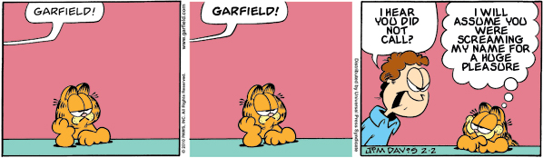 Garfield: Lost in Translation, February 2, 2010