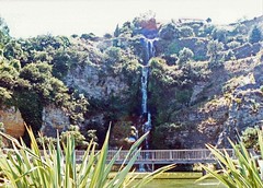Napier, New Zealand, Centennial Garden, Waterfall