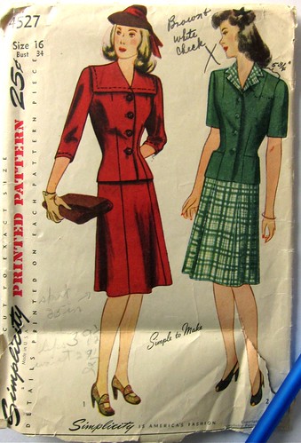 Vintage Simplicity 4527 2-Piece Dress