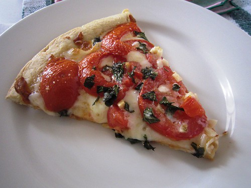 A slice of pizza, take seve