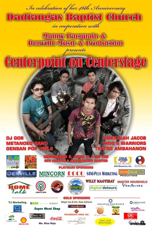 Centerpoint Band in Concert Poster