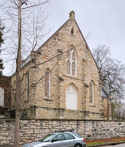 Former Saint Joseph Lithuanian Catholic Church, in the Lafayette Square neighborhood of Saint Louis, Missouri, USA - 2