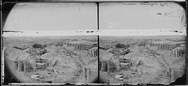 View of Fort Sedgwick (or Hell) Petersburg lines 1865 Exterior by The US National Archives