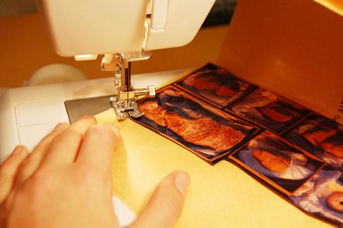 Sewing images in (Copyright Hanna Andersson)