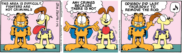Garfield: Lost in Translation, January 14, 2010