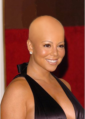 Bald and the Beautiful: Mariah Carey by BeautyXpose