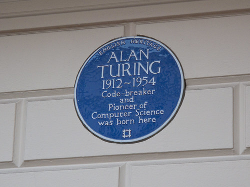 Alan Turing - Blue Plaque