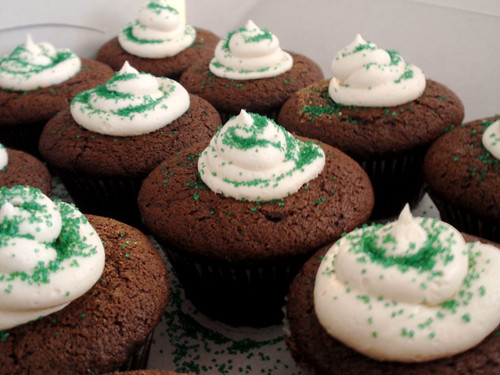 st. paddy's day cupcakes