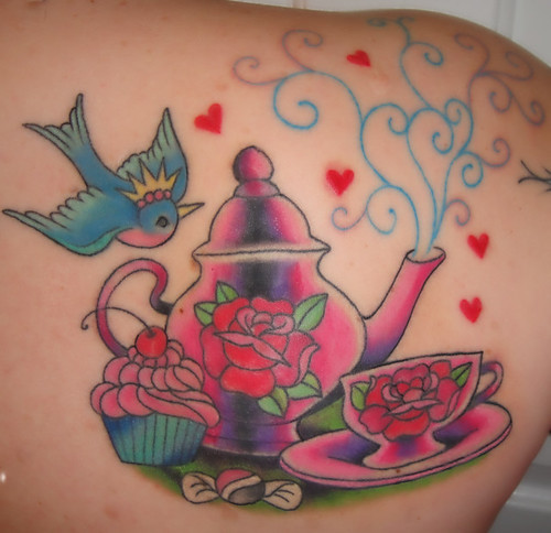 Labels tattoo love tea